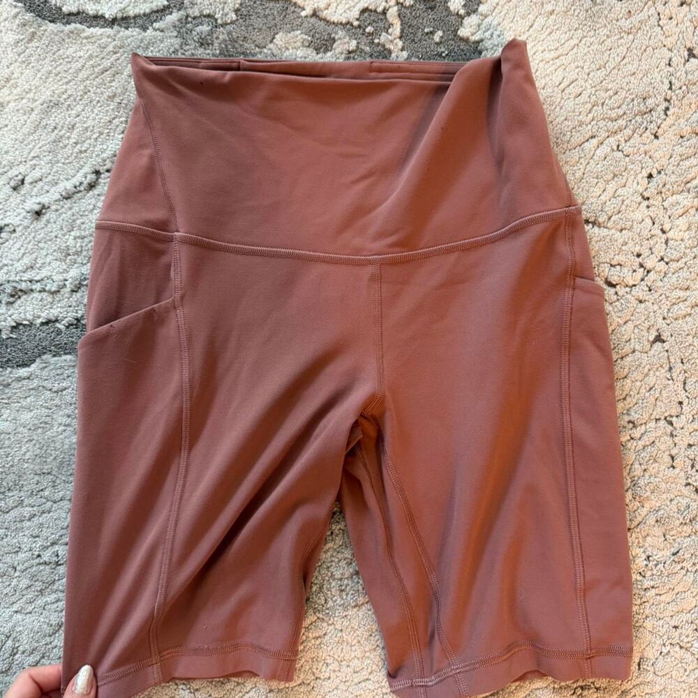 Lululemon light pink high waisted biker